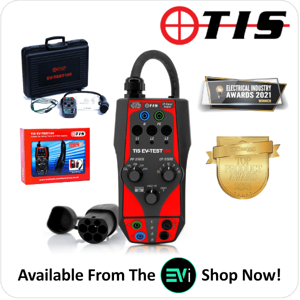 UK EV Installers | TIS EV-Test100 Available Now!
