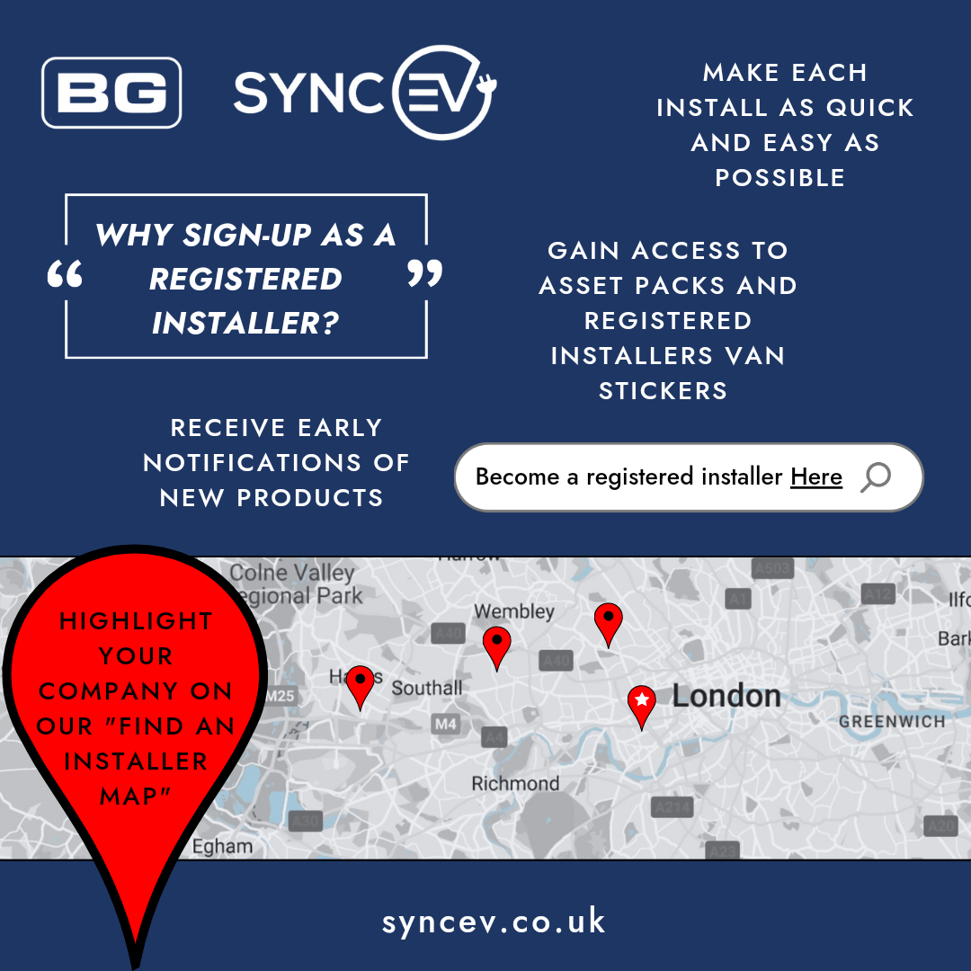 UK EV Installers | BG Synce EV | Why Register ar a EV Charge Installer?